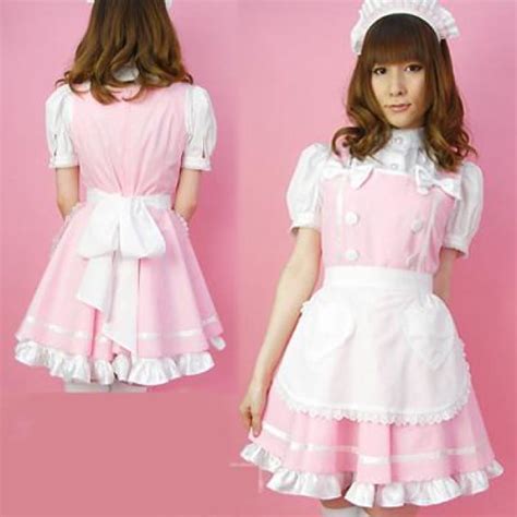 pinky caff maid dress cosplay costume cp153701 cospicky