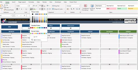 Content Calendar Template Free Excel Template Every Marketer Needs