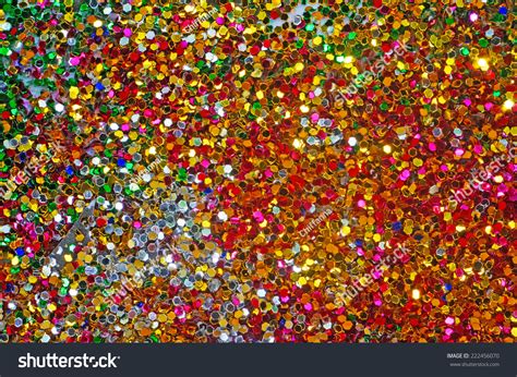 Small Multicolored Sequins As Background Stock Photo 222456070