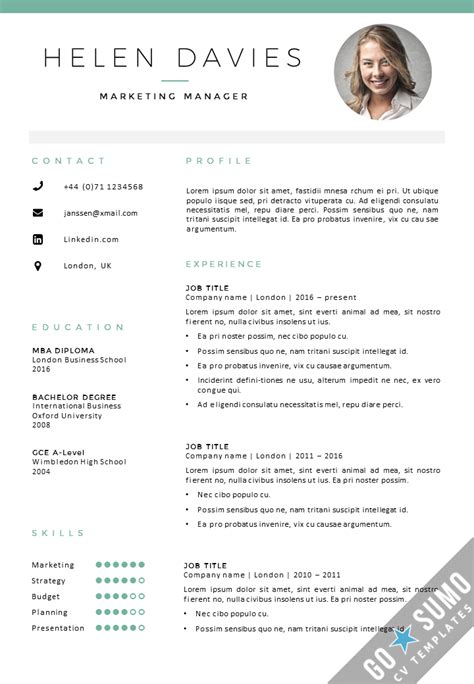 Maybe you would like to learn more about one of these? Where can you find a CV Template?