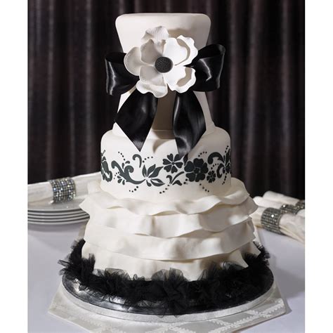 Hollywood Glam Wedding Cake Design Decopac