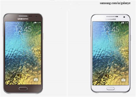 More Features Samsung Launches Galaxy E5 E7 A3 And A5 Smartphones The Economic Times