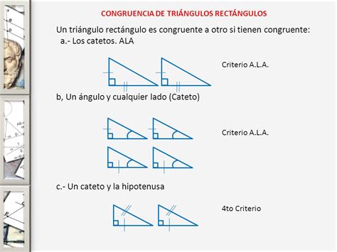 Parafernalias Matem Ticas Criterios De Congruencia De Tri Ngulos Rect Ngulos