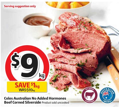 Coles No Added Hormones Beef Corned Silverside Offer At Coles