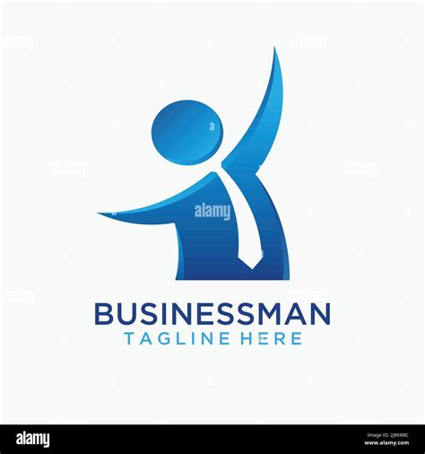 Businessman Logo Design Stock Vector Image And Art Alamy