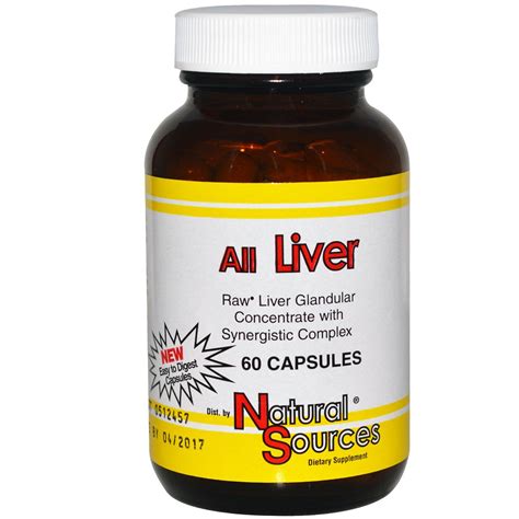 Natural Sources All Liver 60 Capsules Lifeirl