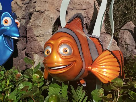 The Finding Nemo Statues At Epcot Look Into Their Cold Dead Eyes R