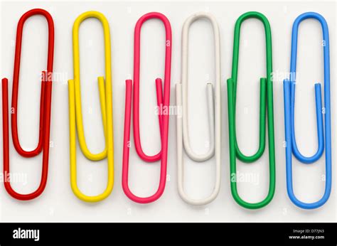 Paper Clips 01 Stock Photo Alamy