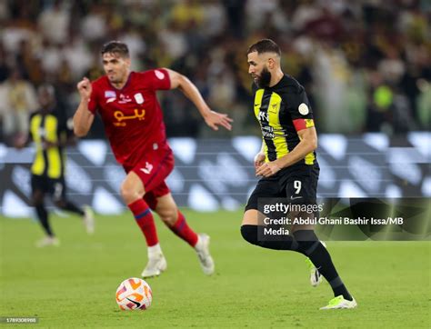 Karim Benzema of Al-Ittihad during the Saudi Pro League match between