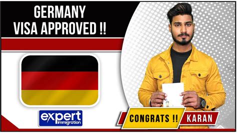 You should arrive at the interview with all of the required documents and receipts, and you should be prepared ahead of time to answer personal questions about your decision to study in the us. GERMANY STUDENT VISA APPROVED !! - YouTube