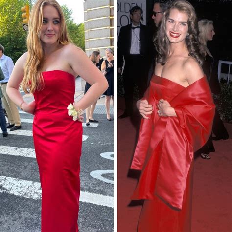 See Brooke Shields Daughter Wearing Her 20 Year Old Dress To Prom