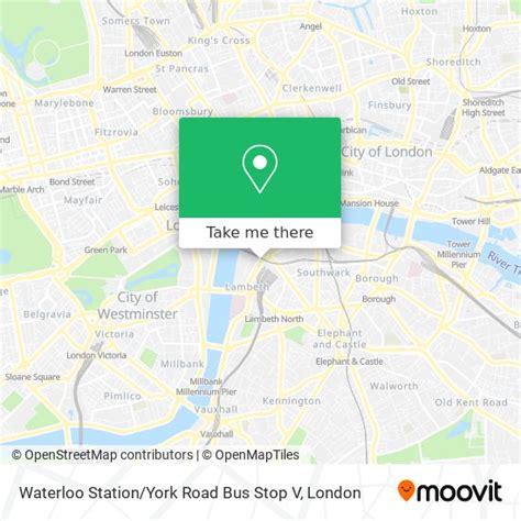 How To Get To Waterloo Station York Road Bus Stop V By Tube Bus