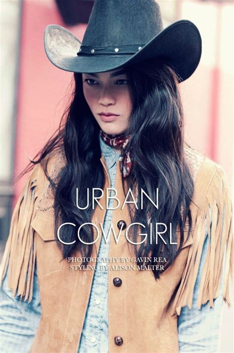 Edgy Western Editorials Fashion Gone Rogue Urban Cowboy