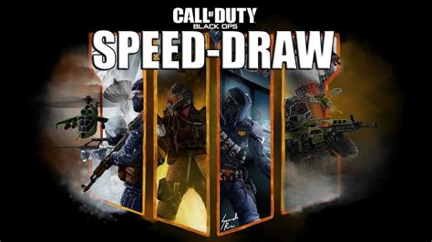 Speed Draw Call Of Duty Black Ops 4 Youtube