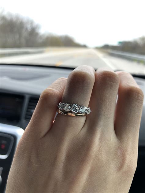 Show Me Your Wedding Bands With Your Engagement Ring Weddingbee