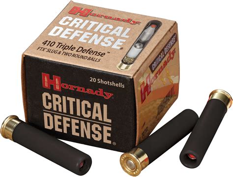 Hornady Critical Defense Ammunition 410 41 Caliber Ftx Slug Over Two