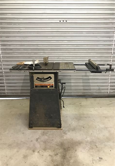 Vintage Sears Craftsman Table Saw Model 113 24140 For Sale In Converse