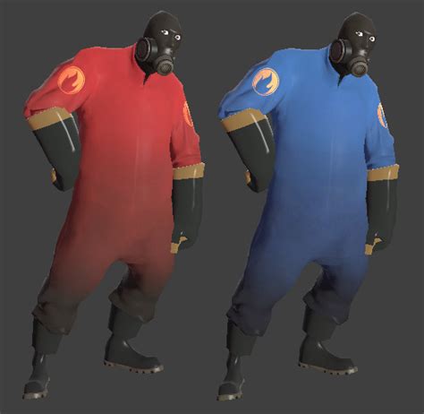 Port The Flame Man Pyro Model To Tf2 Cursed Pyro Team