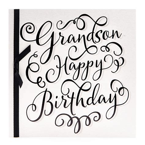 It's 100% free, and you also can use your own customized birthday calendar and. Buy VIP Collection Birthday Card - Grandson Happy Birthday for GBP 1.49 | Card Factory UK