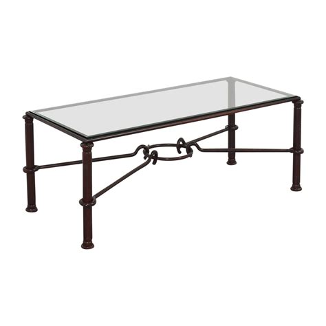 I love west elm and if money was no object you betcha i'd be ordering from them more often. 58% OFF - West Elm West Elm Glass Top Coffee Table / Tables
