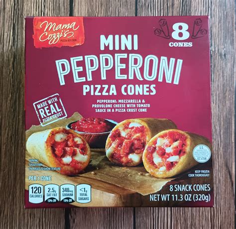 Mama Cozzis Mini Pepperoni Pizza Cones Aldi Reviewer
