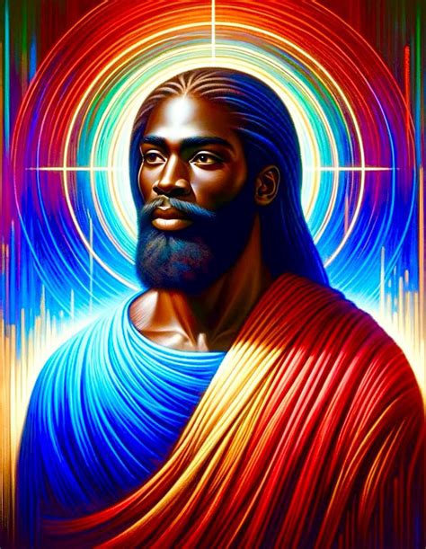 Black Jesus Painting By Emeka Okoro Fine Art America