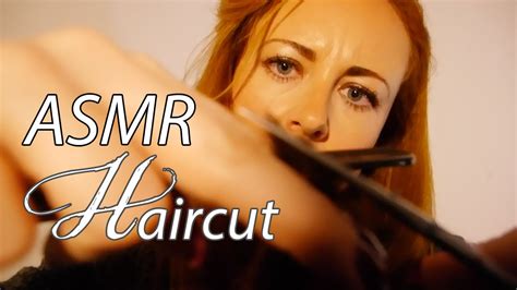 Asmr Haircut Role Play Binaural ︎spraying And Scissors ︎ Youtube