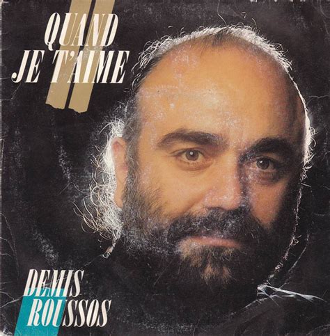 Demis Roussos Quand Je Taime 1987 Vinyl Discogs