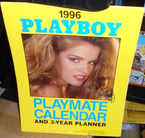 Vintage Playboy Year Calendar Playmate Pamela Anderson Pre