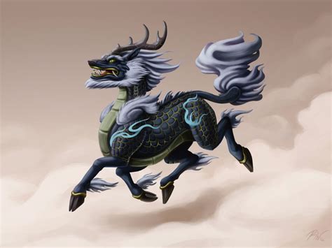 Kirinqilin China Japan Mythical Creatures Mythology