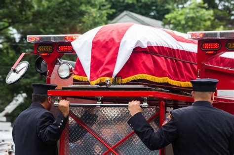 Final Salute For Firefighter ‘he Was A Lesson To The Rest Of Us The