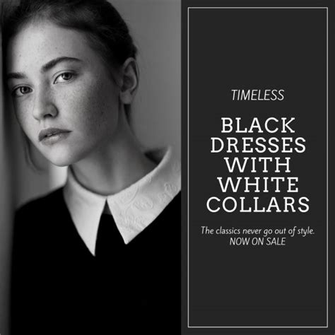 Timeless Black Dresses With White Collars Sandra‘s Closet