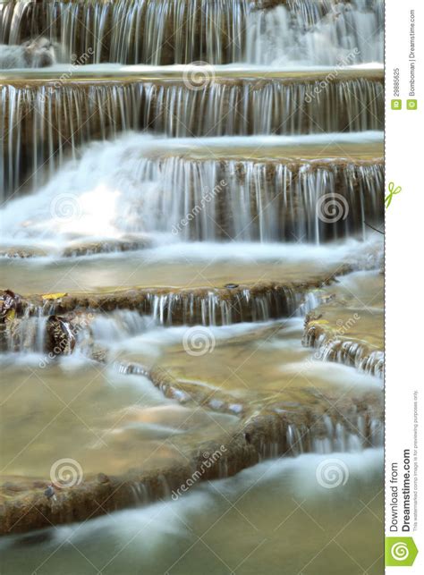 Beautiful Multi Layered Waterfall Royalty Free Stock Photo