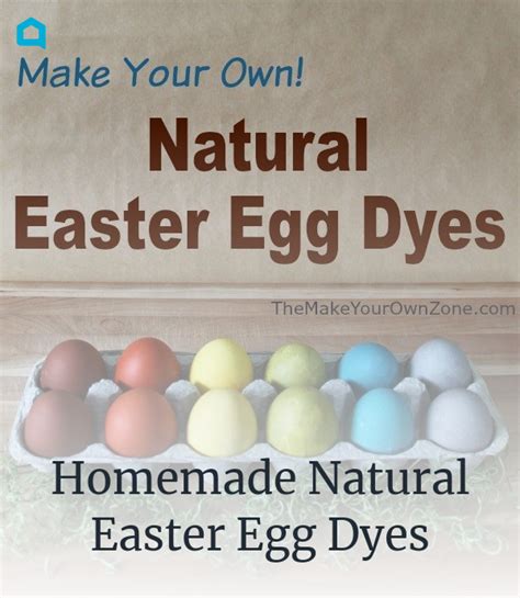 Homemade Natural Easter Egg Dyes Naturally Dyed Easter Eggs Natural
