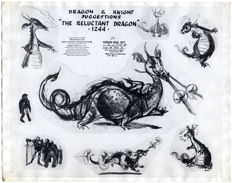 Disney The Reluctant Dragon Animation Model