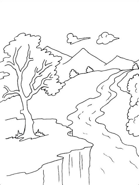 Stream Coloring Pages
