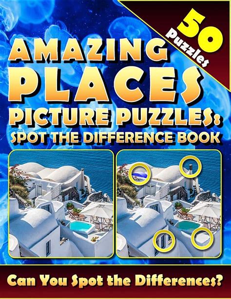 Buy Amazing Places Picture Puzzles Spot The Difference Book 50