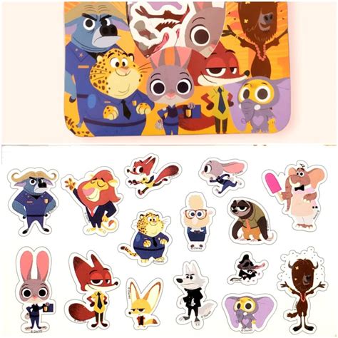 Zootopia Sticker Pack 30 Stickers Honey Bees
