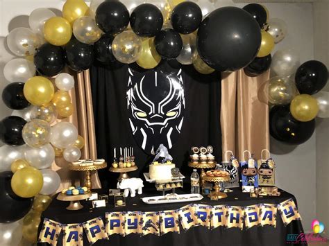 Black Panther Birthday Party Ideas Photo 1 Of 39 Catch My Party