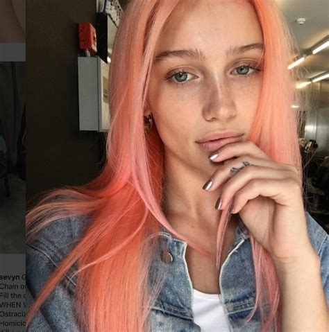 Instagram Trend Alert Peach Hair Colours To Try In 2016