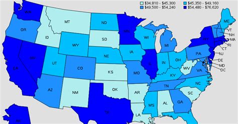 Paralegal Average Hourly Wage And Salary For All 50 States — Dc Tops