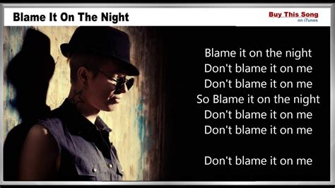 A picture in my hands. Blame It On The Night Lyrics - Calvin Harris - YouTube