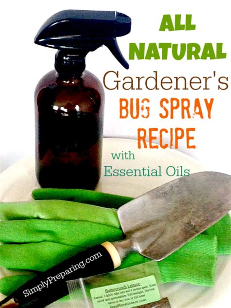 Homemade Garden Bug Spray Essential Oil Recipe Simply Preparing