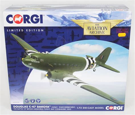 Corgi The Aviation Archive Douglas C 47 Dakota Za947 Kwicherbichen