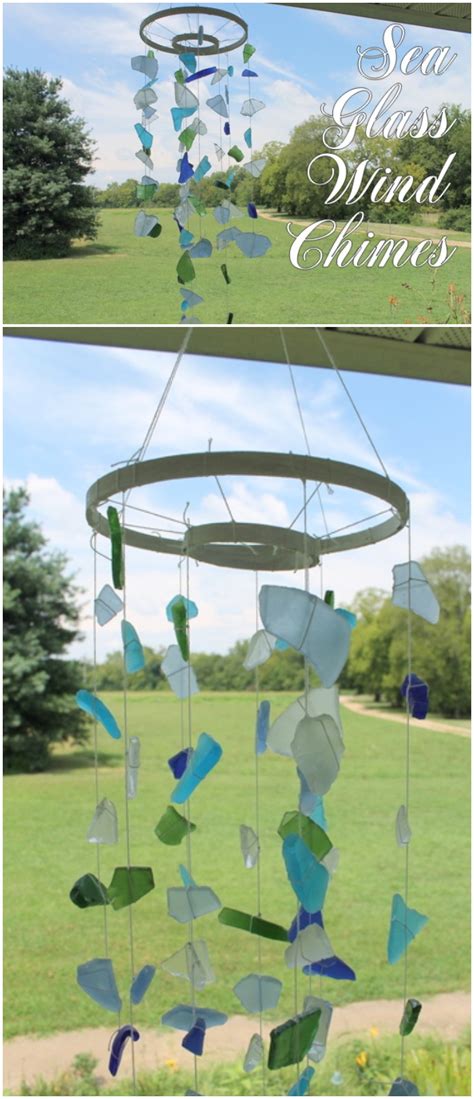 Sea Glass Wind Chime Diy Diy And Crafts