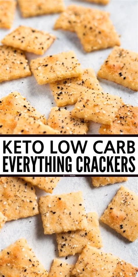 Easy Keto Crackers With Everything Bagel Seasoning The Best Low Carb