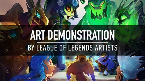 Art Demonstration By League Of Legends Artists Youtube