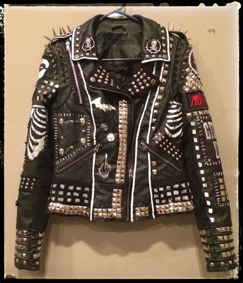 Custom Rocker Jackets By Chad Cherry Clothing Leather Jacket Punk