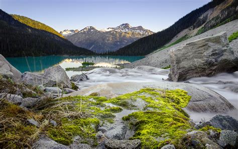 Joffre Lakes Provincial Park In Pemberton British Columbia Canada Hd