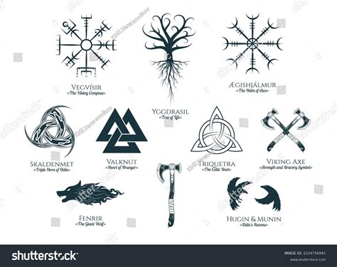 Ancient Germanic Warrior Symbols